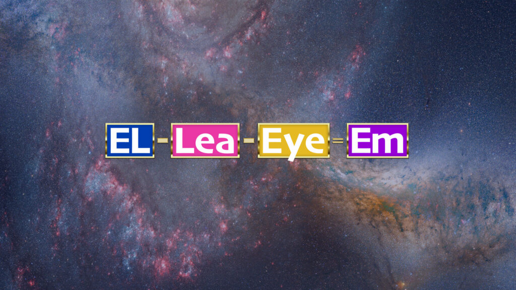 EL-Lea-Eye-Em visual banner for Awaken - We Are Gods